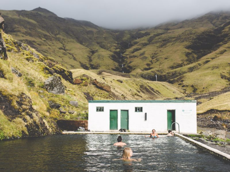 Tim Wright Unsplash Stock Image Iceland Natural Hot Springs Lay Your Head in Water by Amy Bess Cook