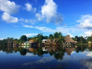 Amazon Jungle village